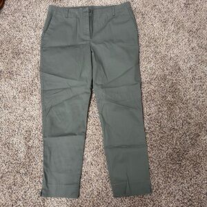 Talbots Green Chino Pants Straight Leg